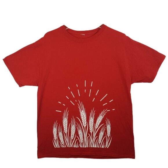 Vintage BUDWEISER Tee Shirt Large US L Beer Shirt I'm From the Prairies Wheat - Picture 1 of 14
